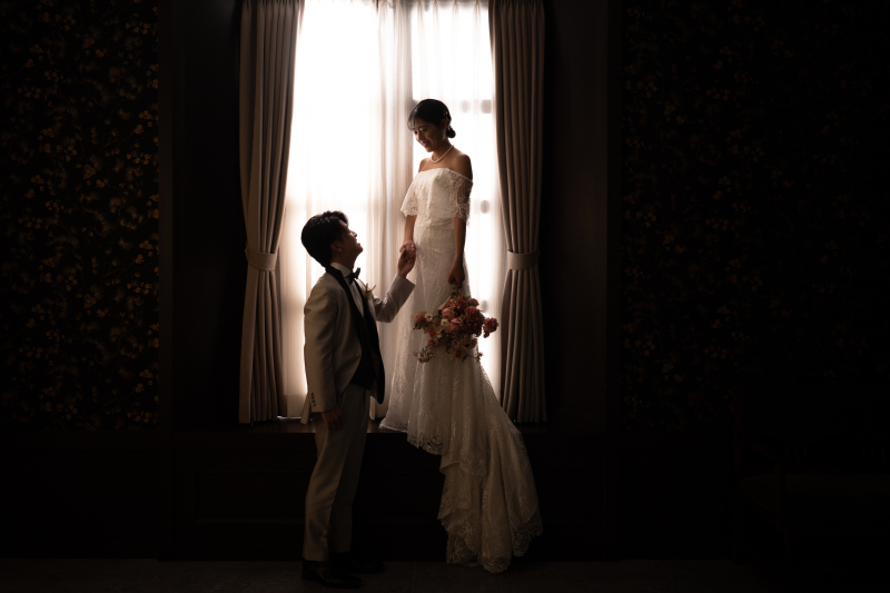 シルエット風ショット