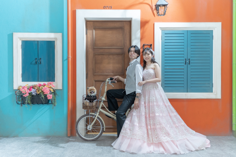 自転車に乗って♪