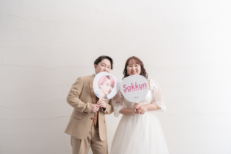  持込みアイテムでふたりらしく♪