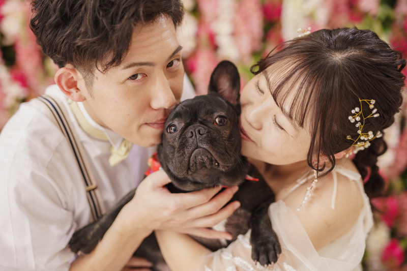 ご衣を着て抱っこもOK!