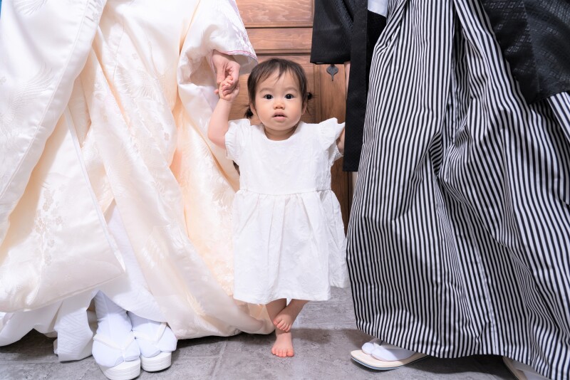 お子様を主役にした一枚も