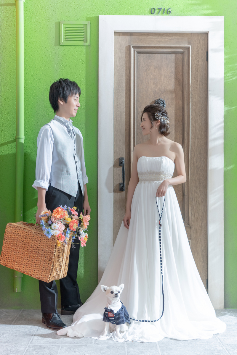 リードをつけて