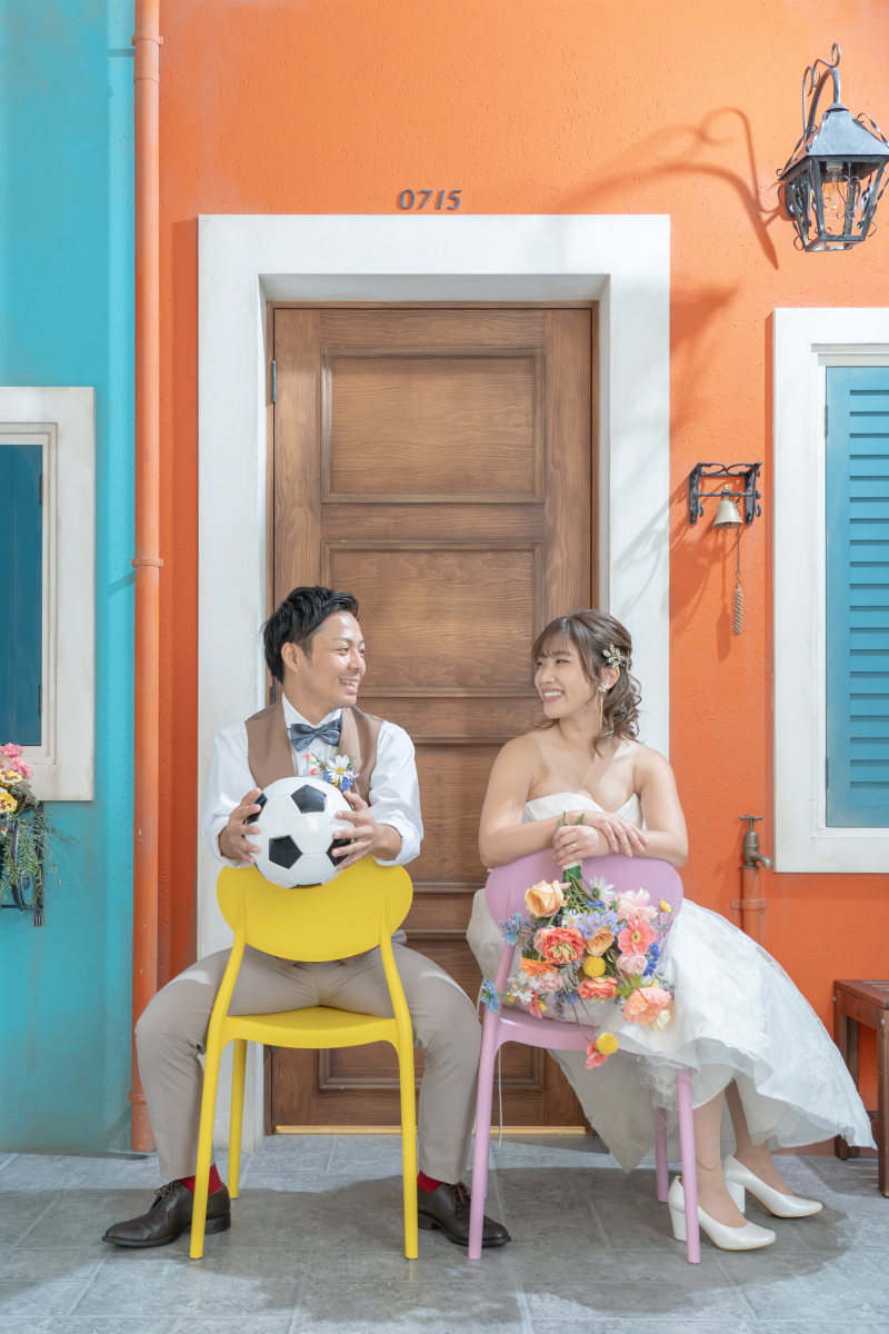 カラフルチェアを使って