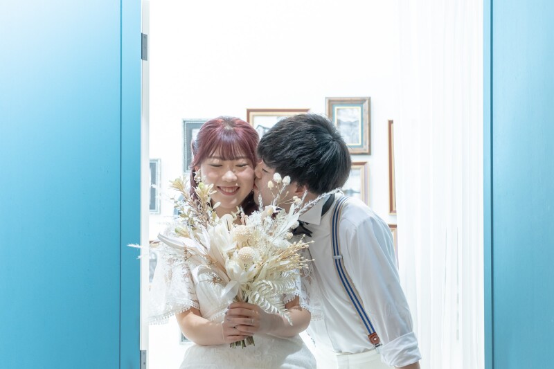 お気に入りのドレスでおふたりらしく♪【スタジオ撮影】洋装1着