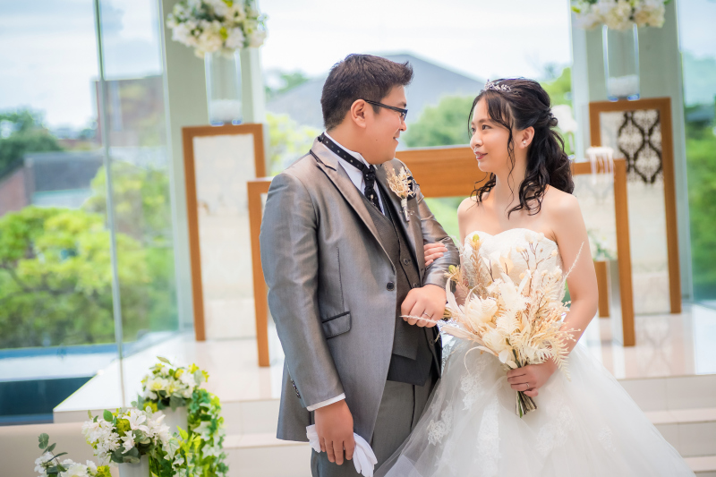 開放的なチャペルで