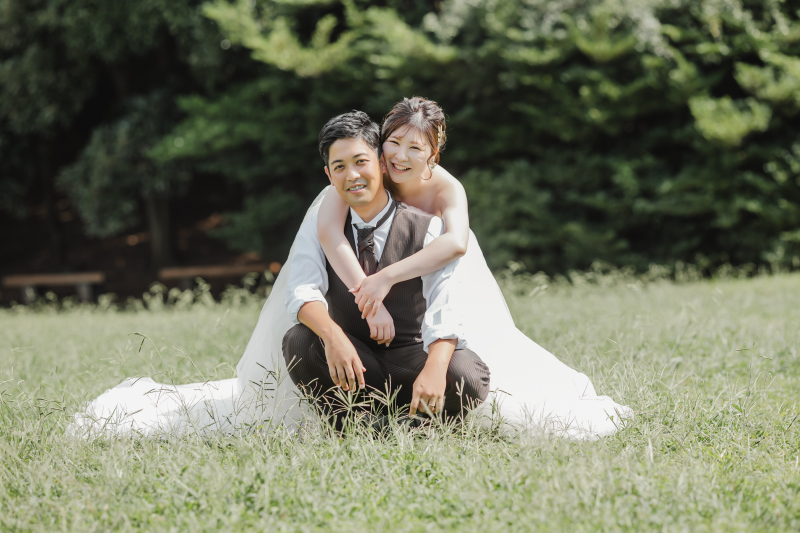 後ろからのハグ♡