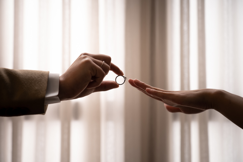 大切なエンゲージリング