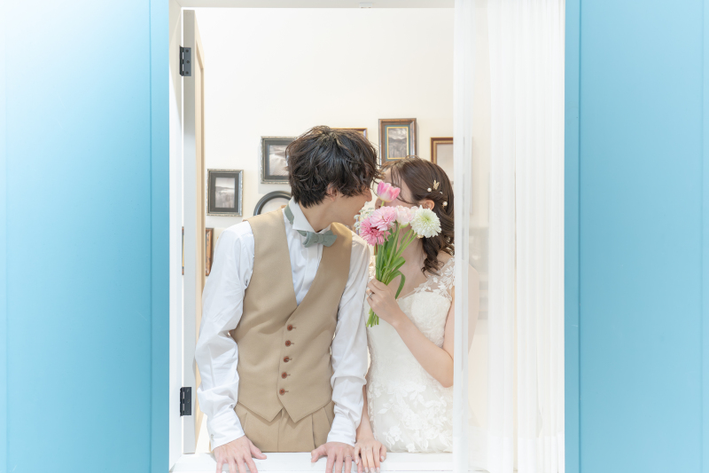 かわいいお花と一緒に♪