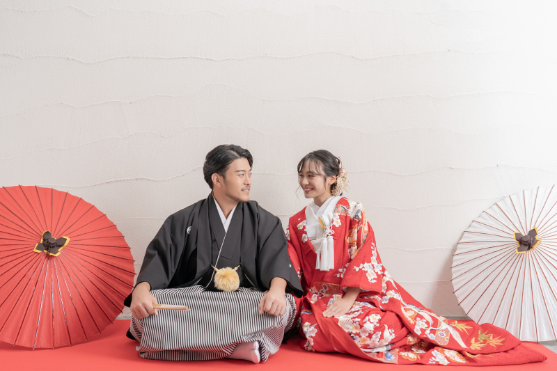 色打掛へ掛け替えを・・・