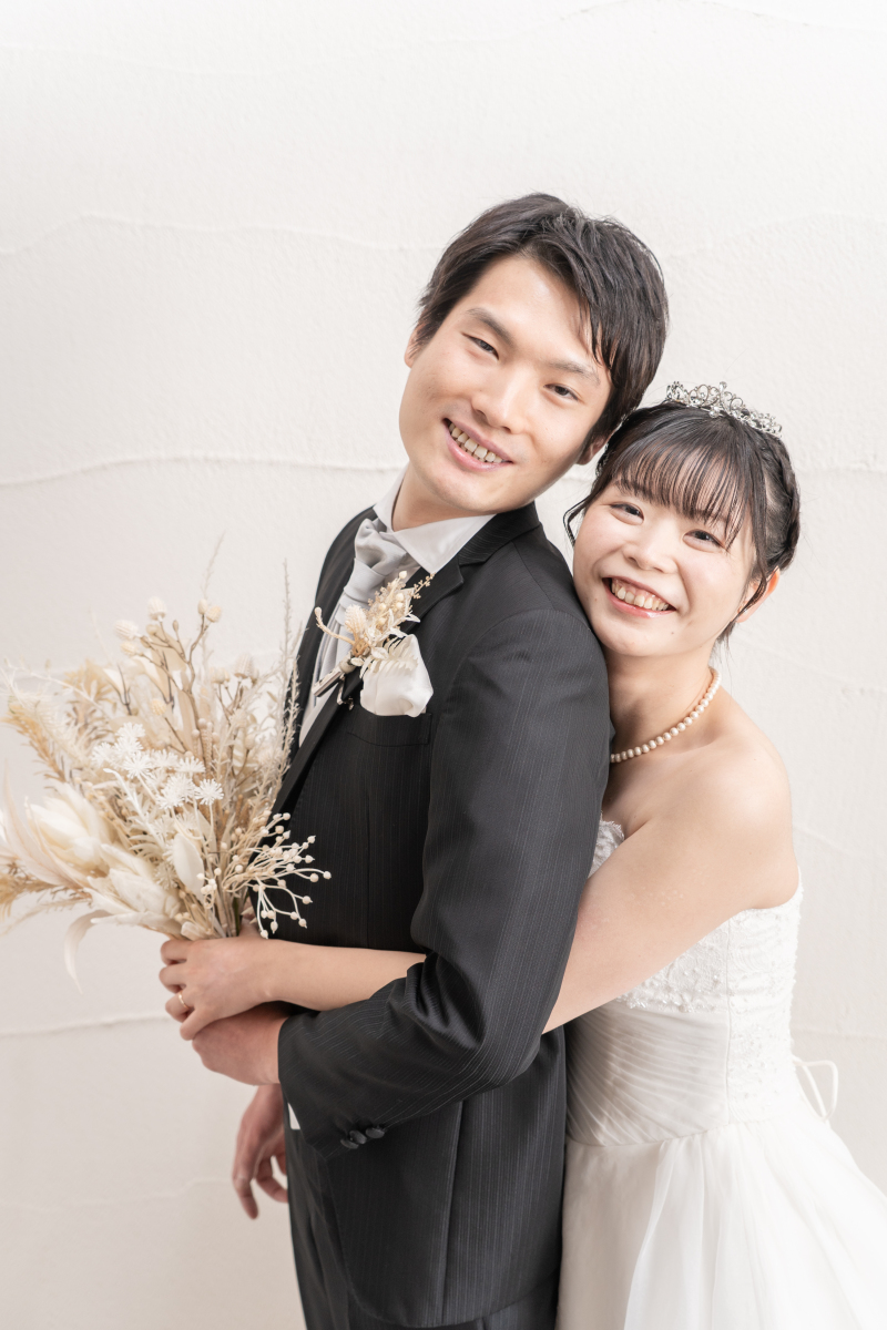 後ろからハグ♡