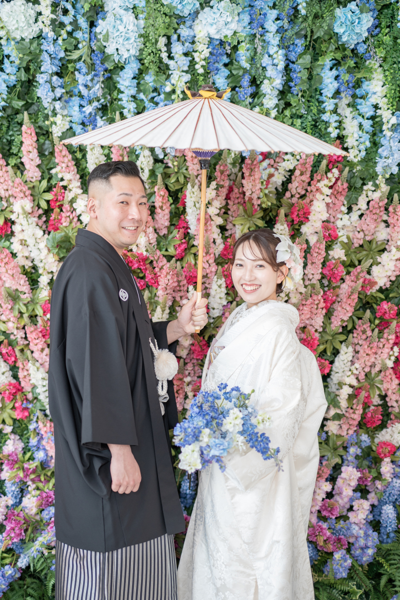 和傘をさして相合い傘♪