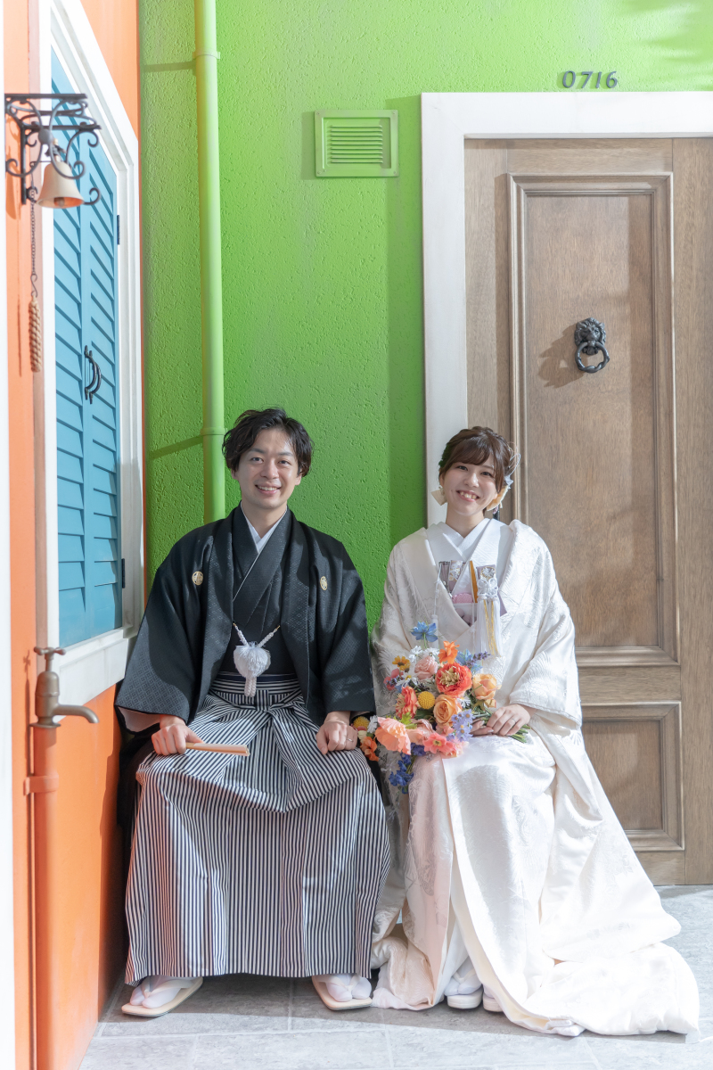 ブラーノ島ではにっこり笑顔♡