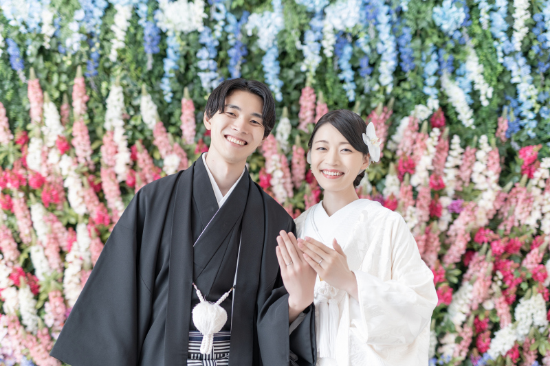 指輪をお披露目☆