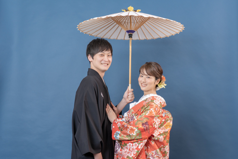 ネイビーのシンプルウォール