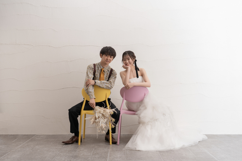 カラフルチェアに♪