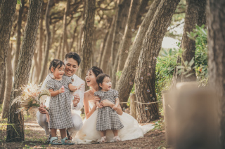 海で叶えるFamily Wedding Photo　＊洋装1着　ロケ撮影プラン＊