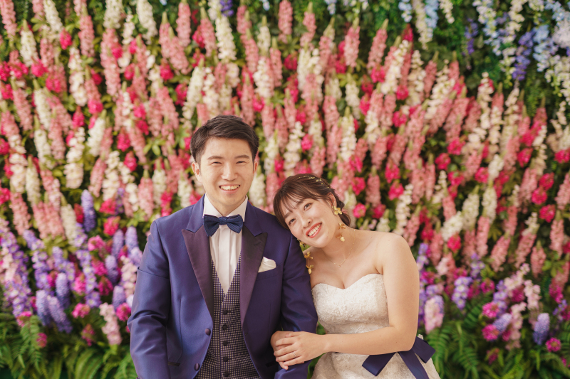 慣れてきたご様子で素敵な笑顔