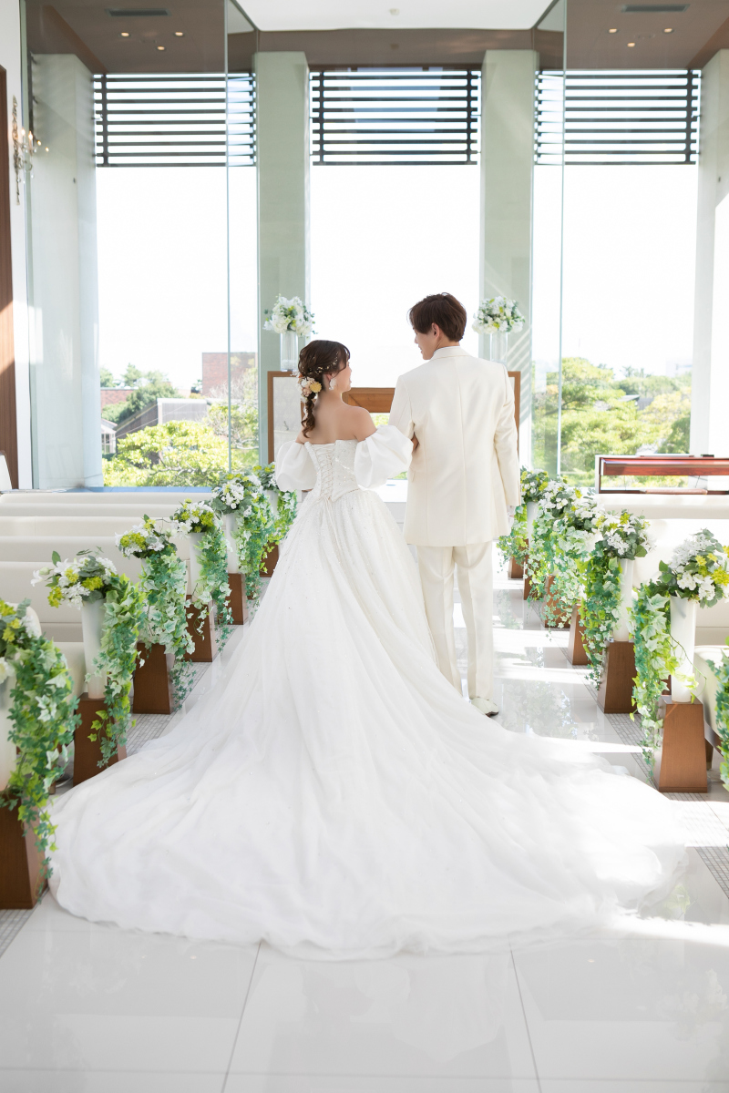 チャペルフォトウェディングへ!