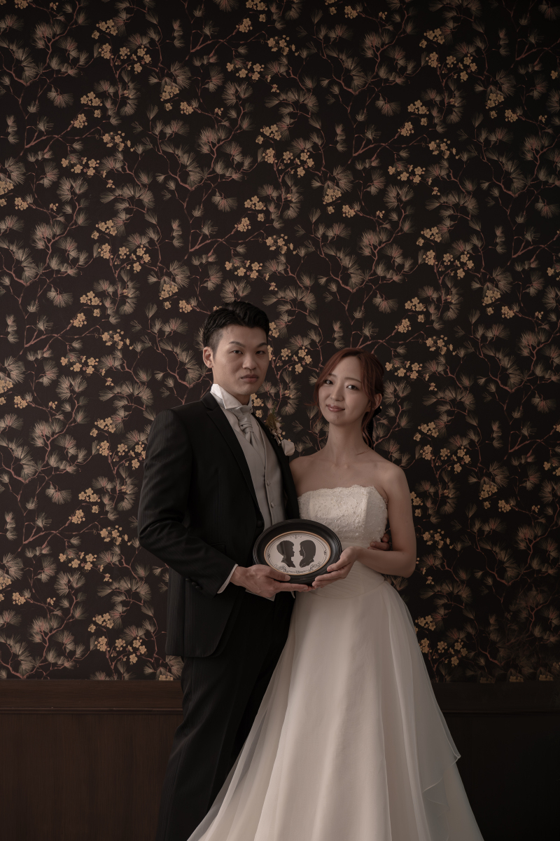 思い出の切り絵と一緒に