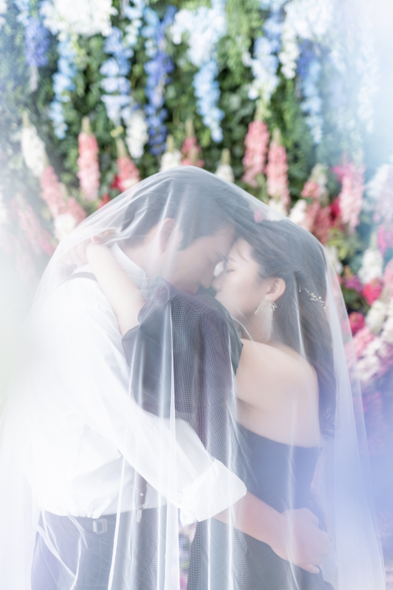 ベールの中に・・・