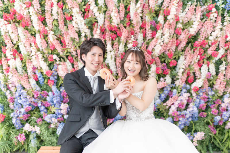 ご結婚式に向けておふたりらしく♪ *洋装1着 スタジオ撮影プラン*