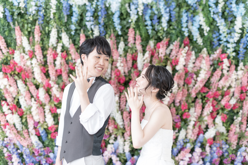 指輪ショットも並んで♪