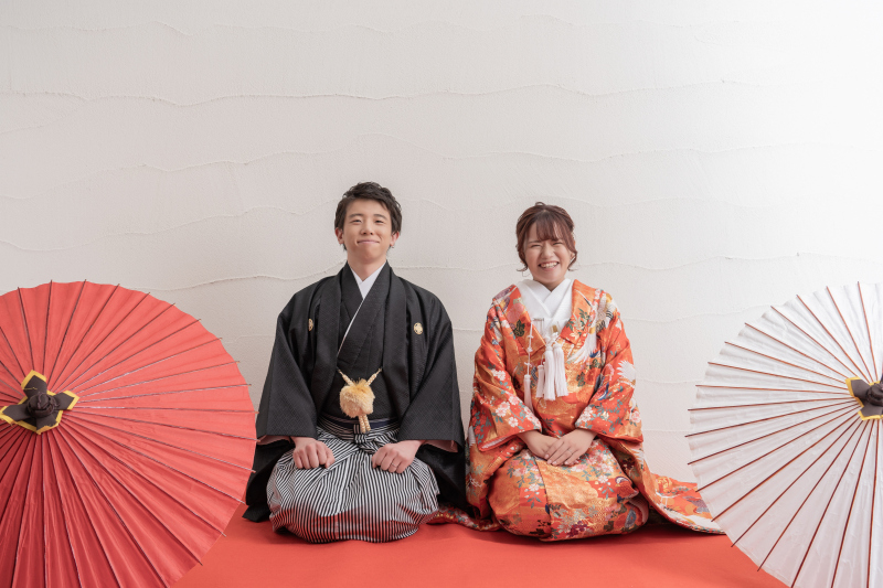 和装から撮影スタート