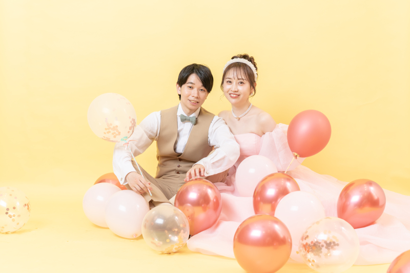 バルーンに囲まれて