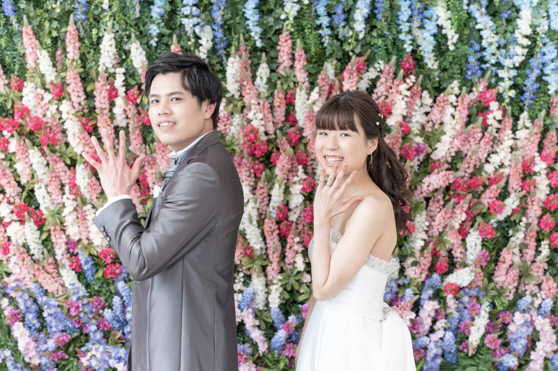 指輪のお披露目