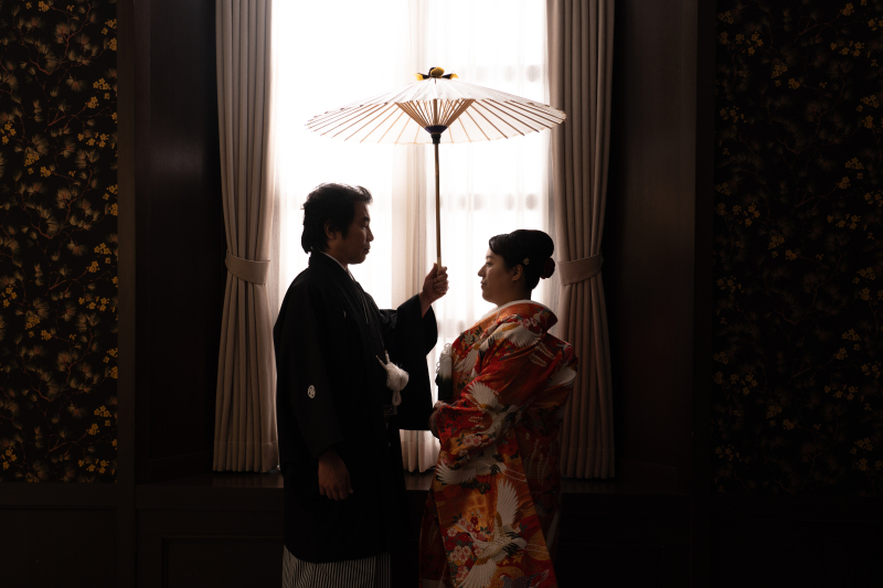 シルエット風ショット