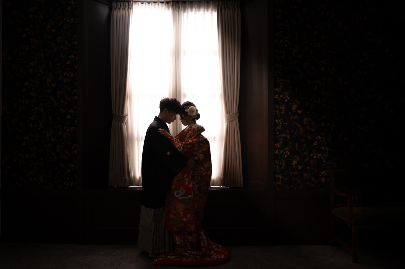 シルエット風ショット