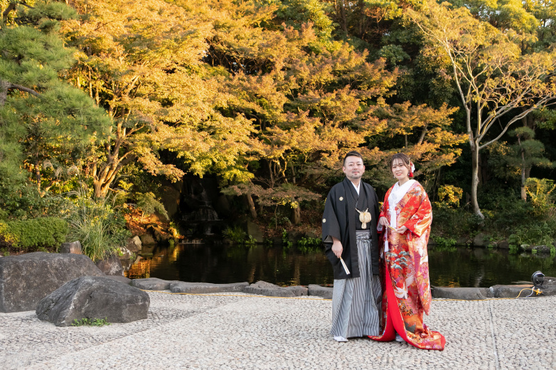 色づき始めた見浜園で　＊和装　ロケ1着プラン＊