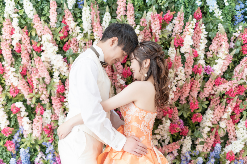 おでこ合わせで