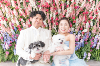 愛犬と一緒に　＊洋装＆和装　スタジオ撮影プラン＊