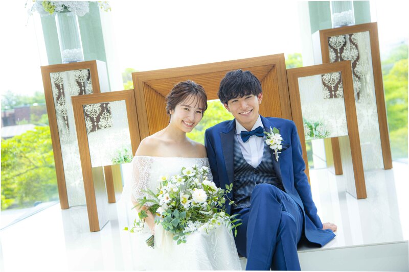 あこがれのチャペルでの撮影も