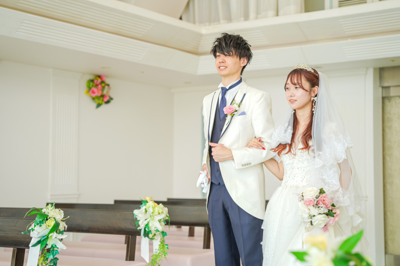 チャペルへ入場する特別な瞬間