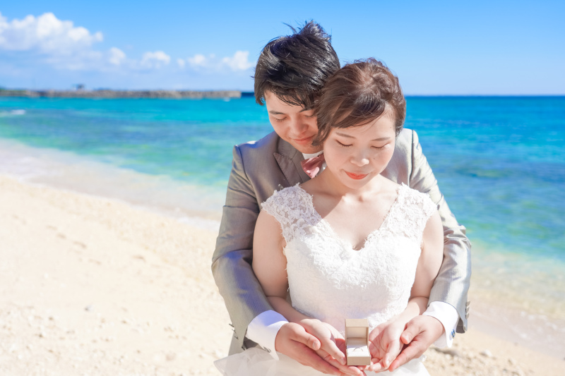 ドレスチェンジ＆ティンヌ浜での撮影