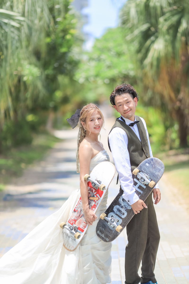 笑顔とスケボーと、南国の風