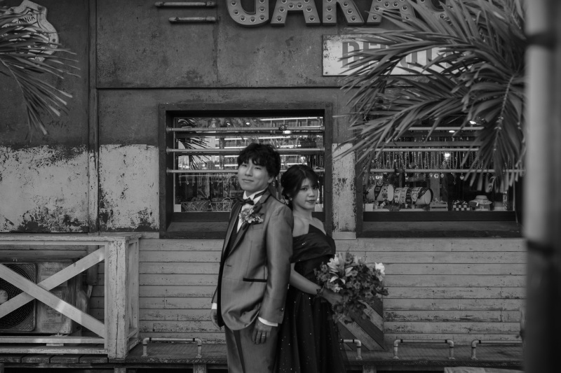 モノクロで雰囲気チェンジ