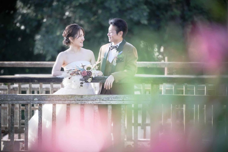 ガジュマルもある公園での撮影