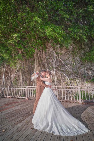 カフェ&森林エリアでの撮影