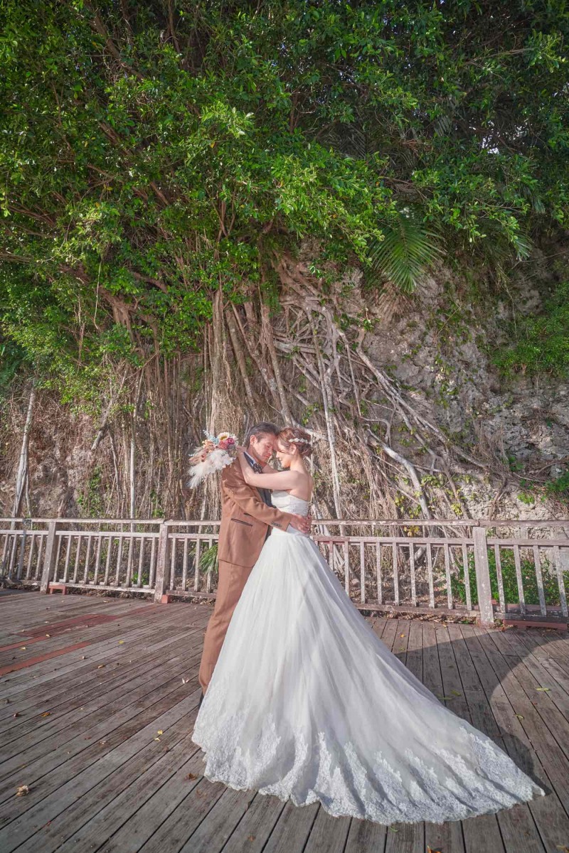 カフェ&森林エリアでの撮影