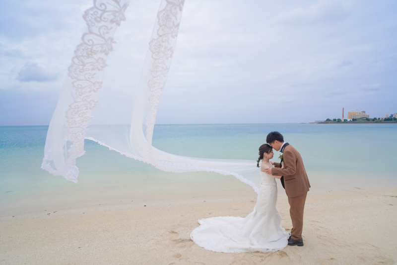 ベールと海のコラボレーション