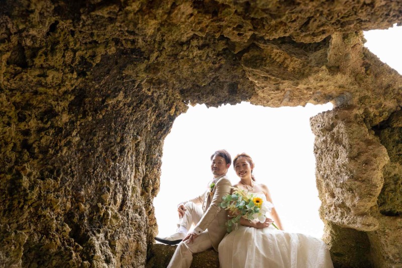 SNSでも有名なビーチでの撮影