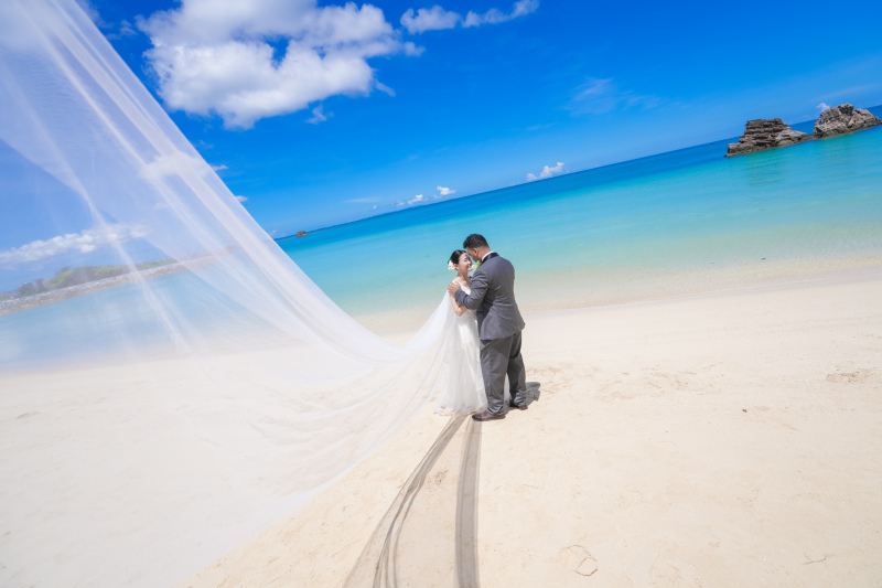 風といっしょに舞うベール