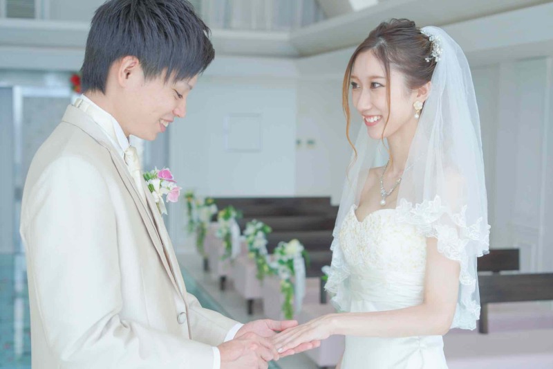 チャペルでの挙式風撮影♪