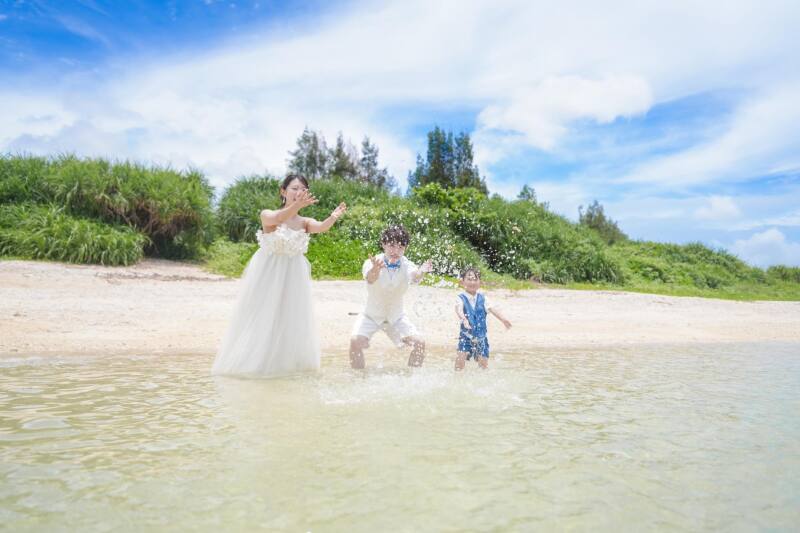 みんなで海あそび