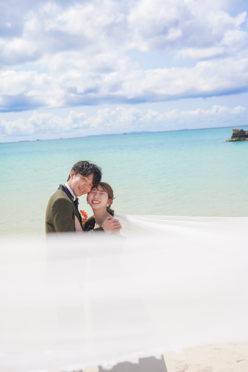 ベールが揺れて、心も踊る