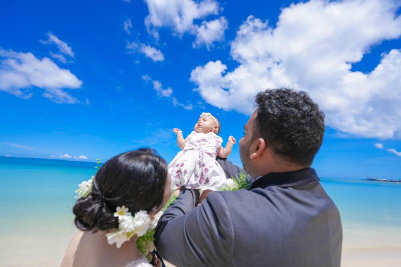 空まで届く、パパとママの愛