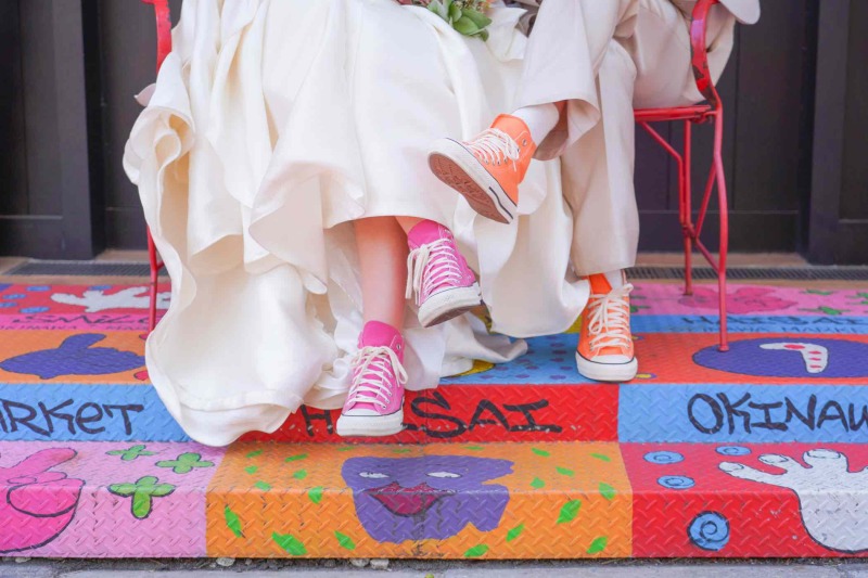 もちろんシューズはスニーカー！！